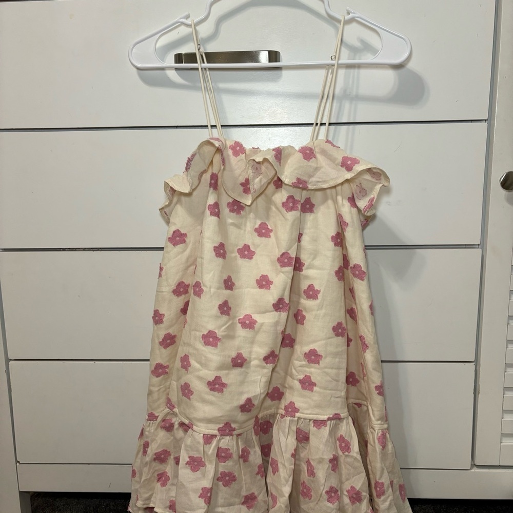 For Love & Lemons Olea Mini Dress in Pink - Picture 2 of 8